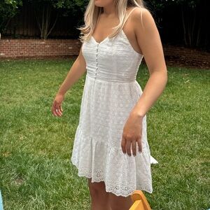 Alice + Olivia White Mini Dress